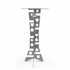 Зажимы для карт из тростника (черныйсеребристый в наличии) волшебный трюк, игральная карта протектор аксессуар волшебника крупным планом уличный трюк реквизит