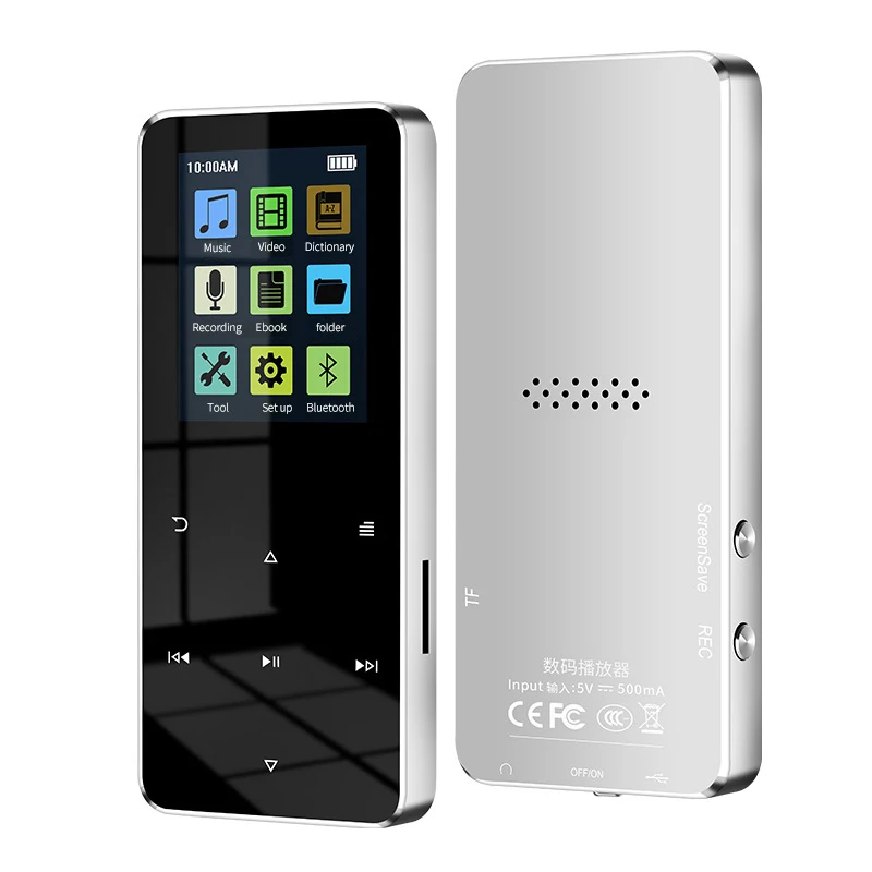 

MP3-плеер с поддержкой bluetooth и TF-карт, до 128 ГБ