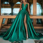 Европейское модное сексуальное клубвечерние вечернее платье с V-образным вырезом, облегающее и расклешенное Элегантное Длинное Платье Макси, платья