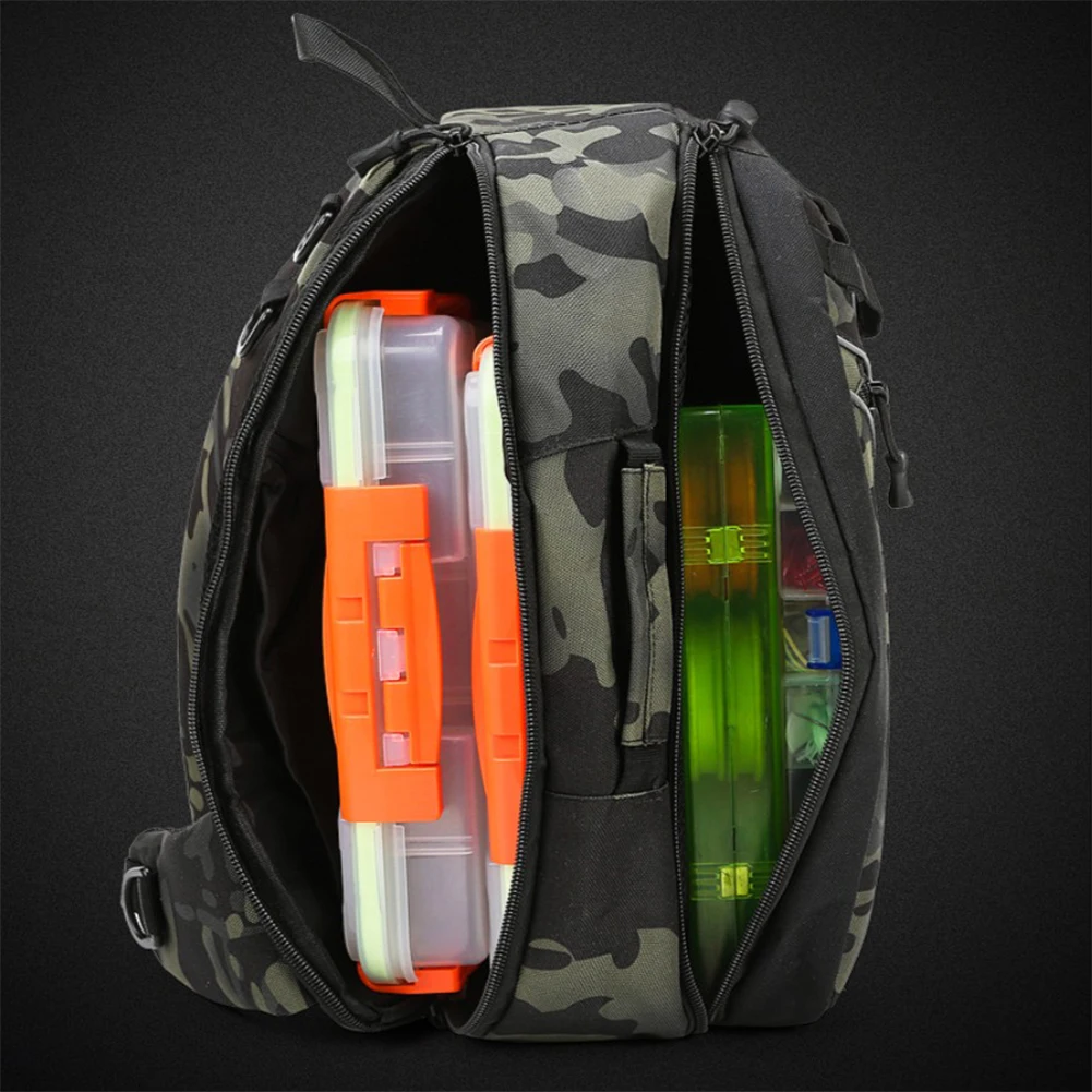 Рюкзак для рыболовных снастей с держателями удочек водонепроницаемые сумки