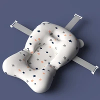 baby bath seat support mat foldable baby bath tub pad chair newborn bathtub pillow infant anti slip soft comfort body cushion