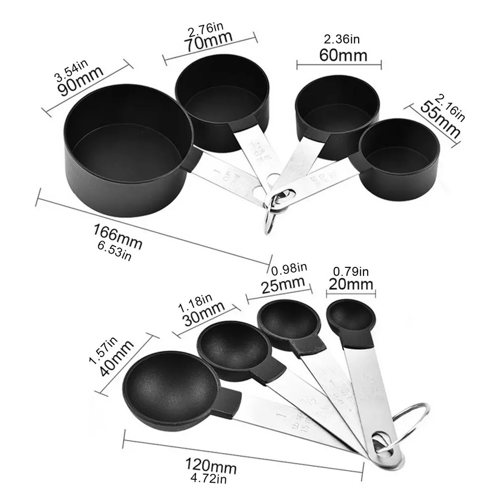 

Handle Measuring Cup Plastic Measuring Cup And Spoon Kitchen Gadget Tools Set Baking Flour Measuring Cups