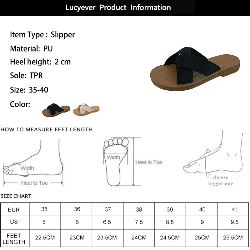 

Retro Women Slipper Summer Beach Slides Flip Flops Outdoor Flat Slippers PU Leather Comfortable Shoes Woman Black Beige