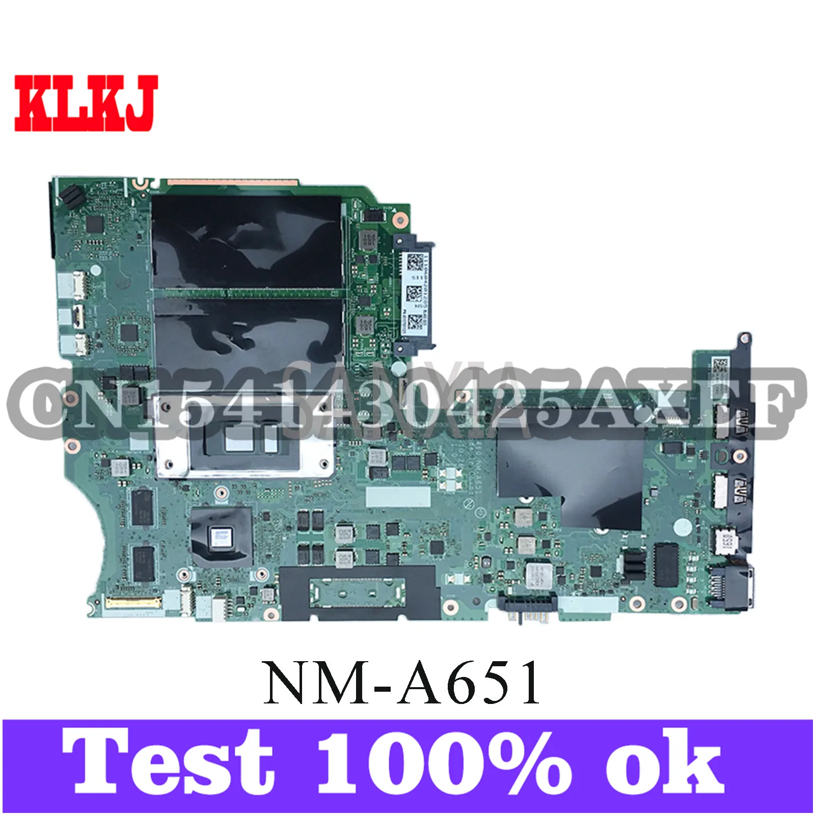

KLKJ NM-A651 Laptop Motherboard For Lenovo ThinkPad L460 Original Mainboard I5-6200U With AMD Video Card