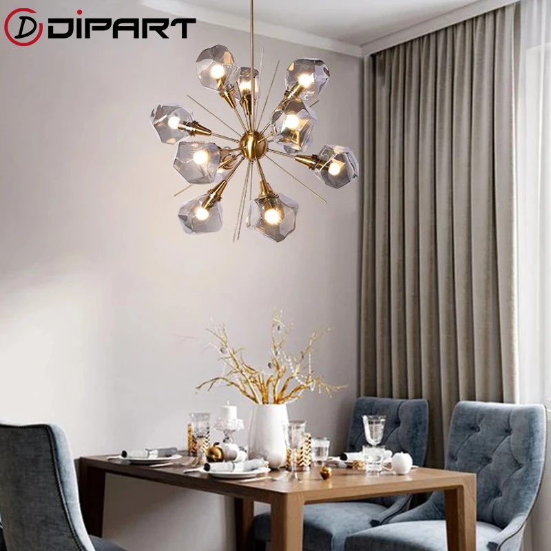 Modern Personality fashion Nordic Chandelier For Living Room Bedroom Lights LED Chandeliers Indoor Light Fixtures Bulbs Lamp