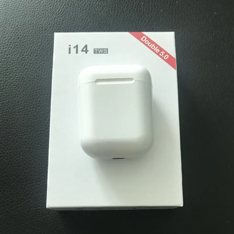 I14 TWS i 14 tws настоящие беспроводные 1:1 наушники Беспроводная гарнитура Bluetooth супер бас наушники для iphone xs samsung s9