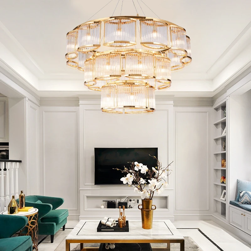 Креативный светильник в европейском стиле роскошные хрустальные подвесные