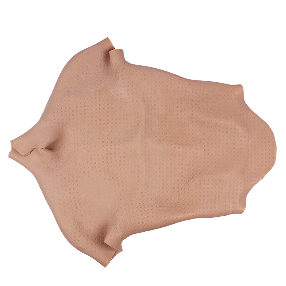 Имитация брюшного мышца костюм силиконовая грудь для худых людей улучшение