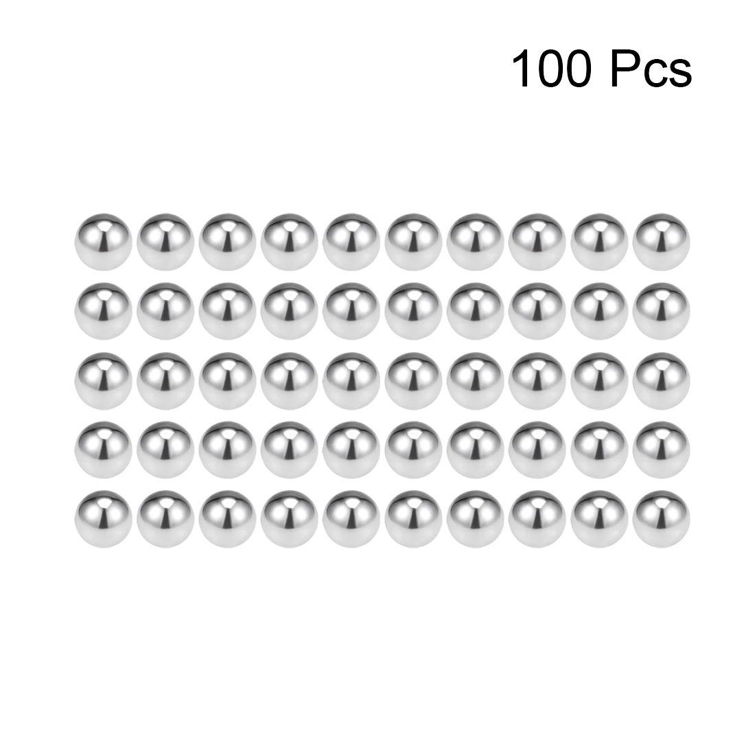 

uxcell 100pcs 5mm Bearing Balls 304 Stainless Steel G100 Precision Balls