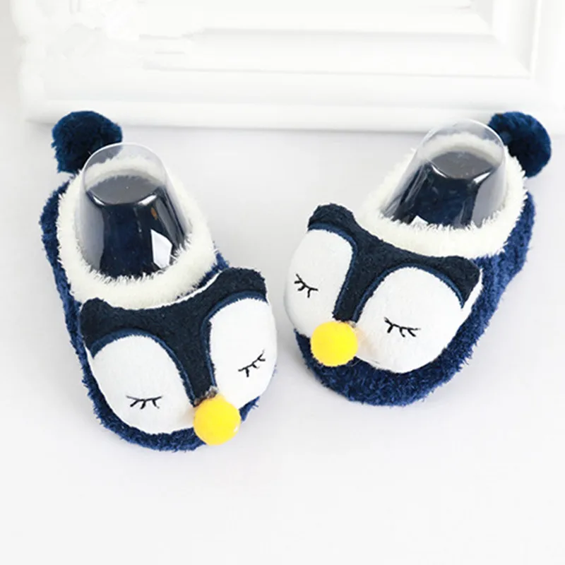 New Infant Baby Coral Socks Boys Girls Anti-slip Floor Sock Lovely 3D Cartoon Animal Doll Newborn Soft Warm 0-3Years | Детская одежда и