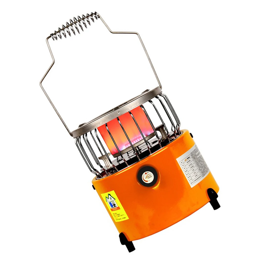

2 in 1 Multiuse Mini Outdoor Gas Heater BBQ Grill 2KW for Picnic Hiking