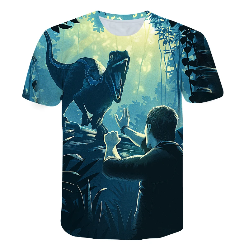 Футболка для парка Юрского периода удобная летняя повседневная одежда вечеринок