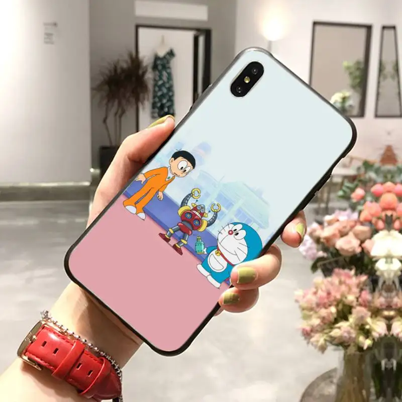 

0 Doraemon TPU Soft Silicone Phone Case Cover for iPhone 11 pro XS MAX 8 7 6 6S Plus X 5 5S SE XR case2020 SE
