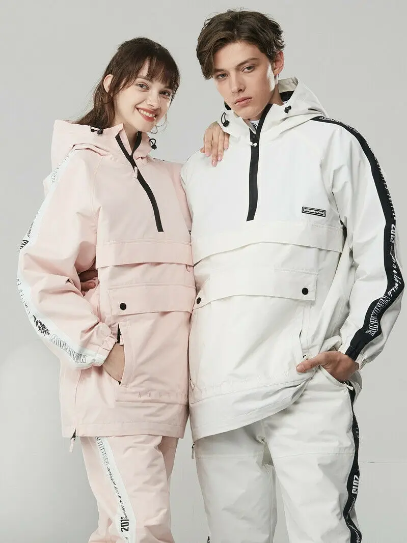 Женское водонепроницаемое пальто штаны лыжный костюм новая модная теплая куртка