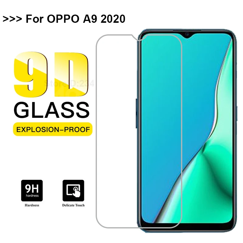 OPPO A9 2020 PCHM30 закаленное стекло 9H Защитная пленка Взрывозащищенный ЖК экран