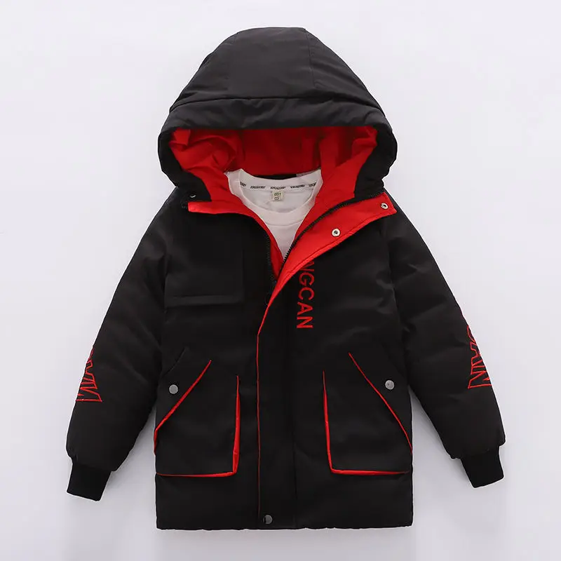 Зимняя куртка для мальчиков детские теплые пальто плотная одежда подростков