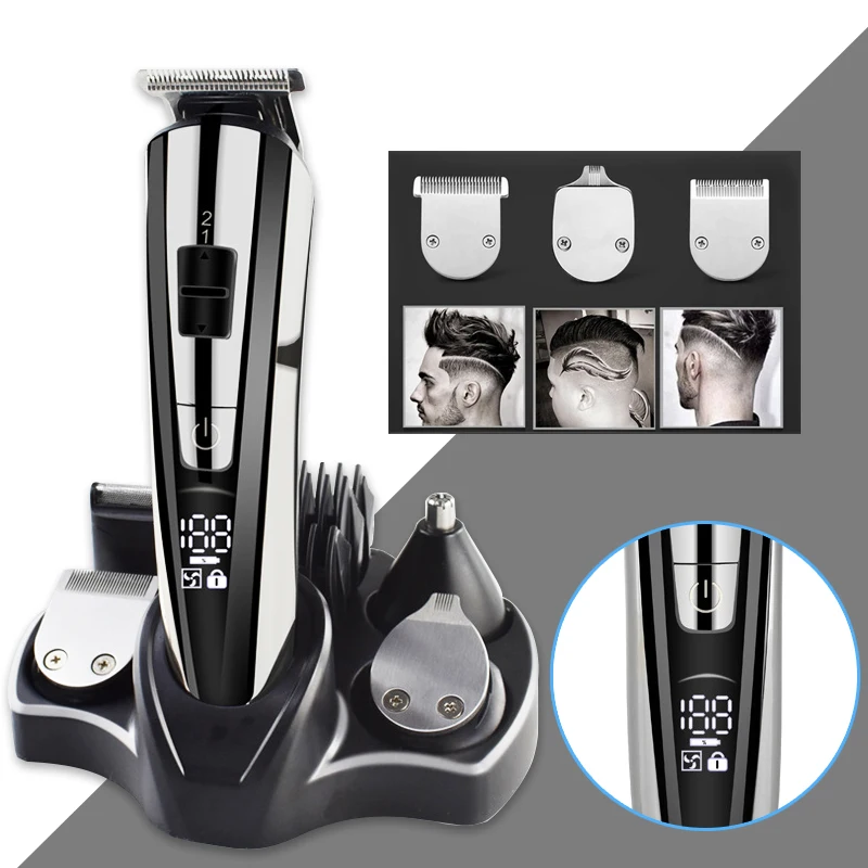 Многофункциональная машинка для стрижки волос профессиональный триммер