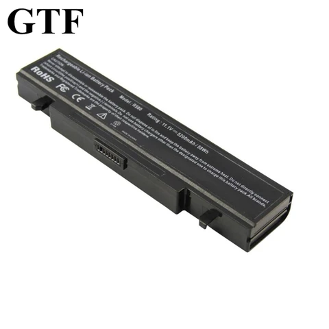 GTF 11,1 V 5200mAh Аккумулятор для ноутбука Samsung AA-PB9NC6B AA-PB9NS6B pb9nc6b np300v5a NP550P7C NP350V5C R428 R580 R540