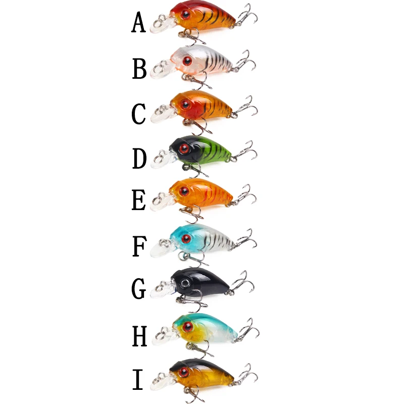 Ankeyeng мини Crankbait 4 5 см 3 г Chubby Spinner Topwater искусственная жесткая приманка воблеры Minnow