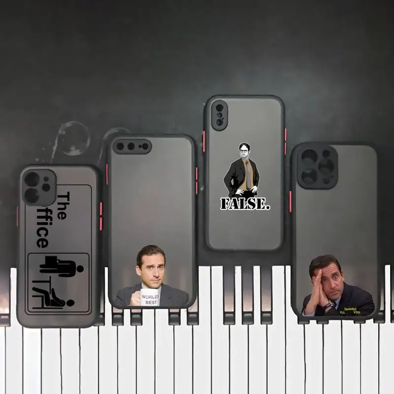 

The Office Tv series Phone Case matte transparent For iphone 7 8 11 12 plus mini x xs xr pro max cover