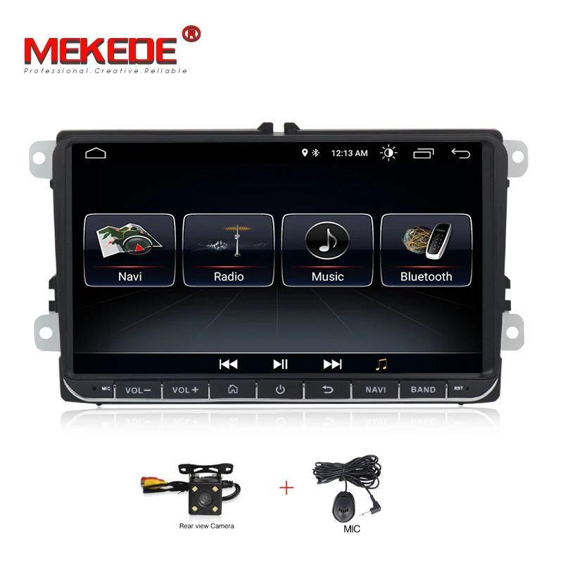 16G add camera " Android 9,1 2+ 32G Автомобильный gps-навигатор для VW Volkswagen SKODA GOLF 5 Golf 6 POLO PASSAT B5 B6 JETTA TIGUAN dvd плеер BT RDS - Цвет: 16G add camera