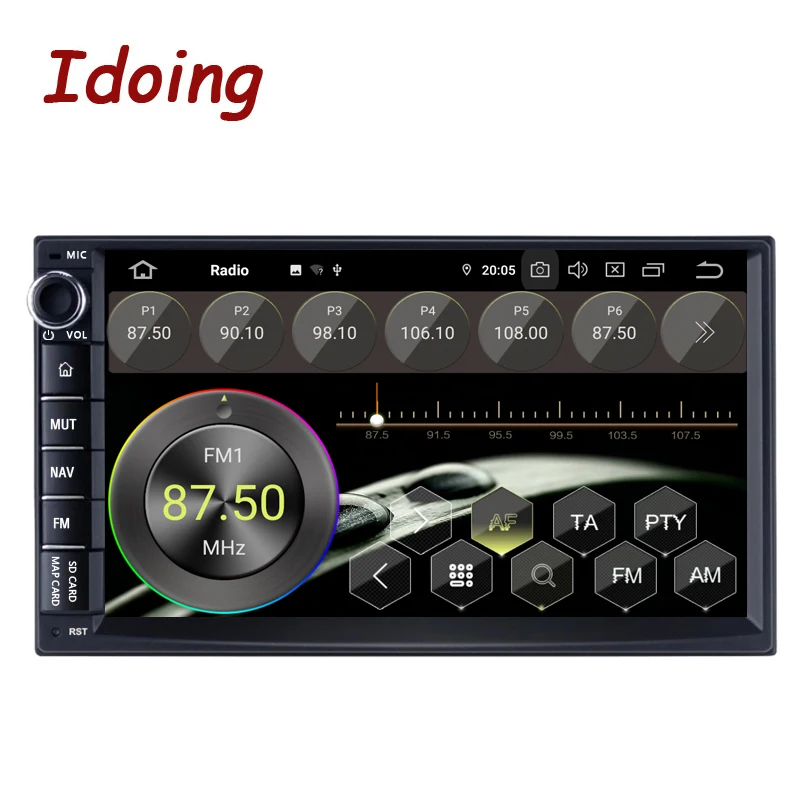 Idoing 7 &quotУниверсальный Восьмиядерный 2Din автомобильный Android 10 Радио