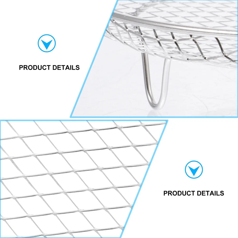 

1pc Air Fryer Dehydration Rack Compatible with Ninja Instant Air Fryer (Silver)