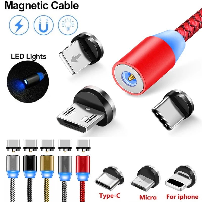 Магнитный USB кабель для быстрой зарядки данных Sony Z2 Z3 Z5 XZ XZ1 XZ2 XZ3 XA1 XA2 XA3 XZ4 L3 E4 iPhone XS