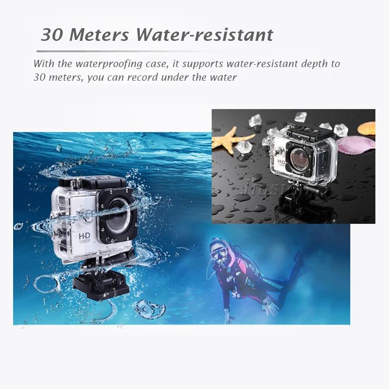 Мини экшн камера 1080P HD аудио рекордер микро Спортивная подводная видеокамера с