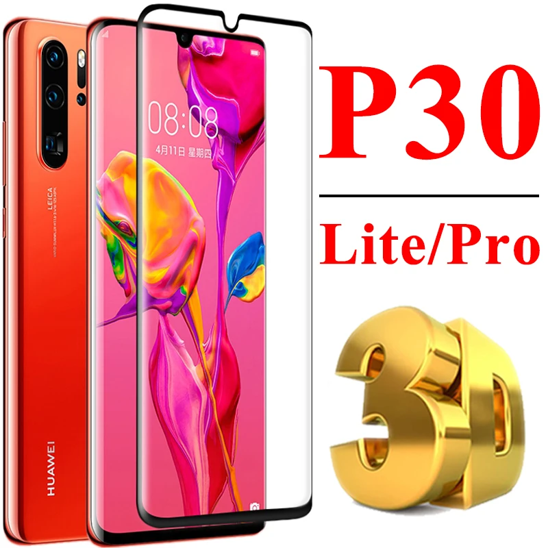 Защитное стекло для Huawei P30 Lite закаленное P 30 Pro lite light P30lite P30pro Защита экрана на Huavei