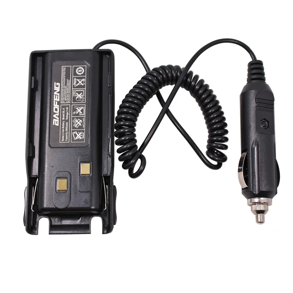 Baofeng UV-82 12V автомобиль Зарядное устройство Батарея выпрямитель для Baofeng иди и болтай Walkie Talkie “иди и UV-82 UV-82L UV-8D UV-89 UV-82HX UV-82TP радио