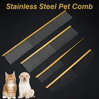 metal comb for pets comb for dogs and cats stainless steel hairbrush for pet grooming