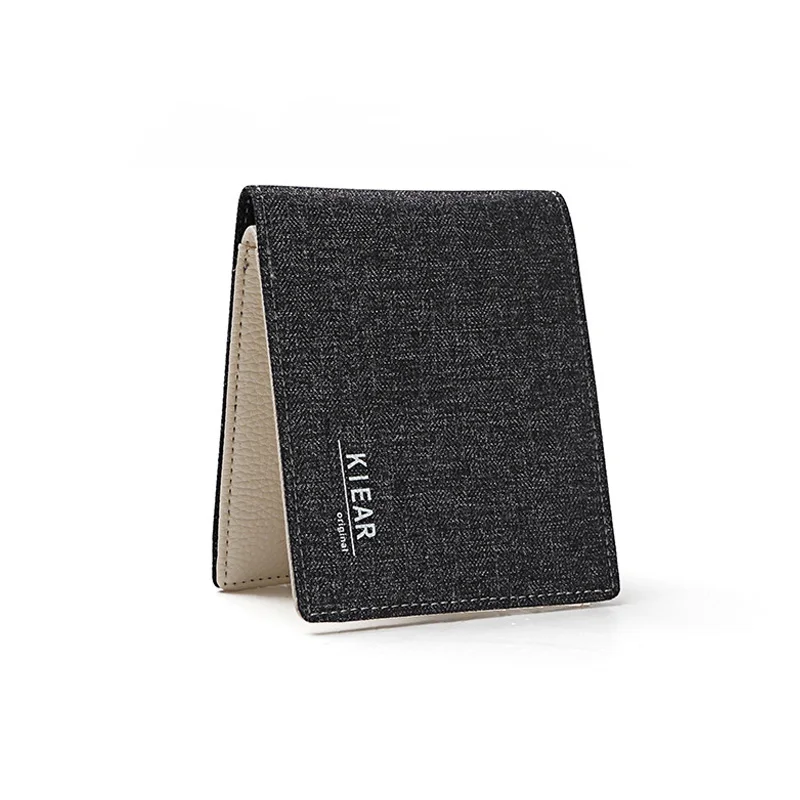 

Мужской кошелек, винтажный джинсовый кошелек для визиток, дизайнерский кошелек для мужчин, тонкий мужской бумажник визитница