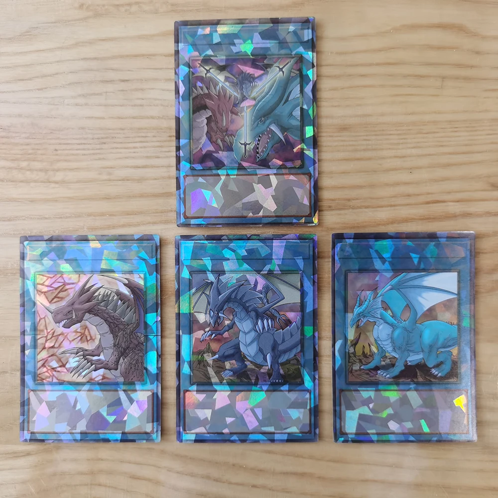 Карты Yugioh с жестяной коробкой карты Yu Gi Oh 72 шт. голографическая версия на