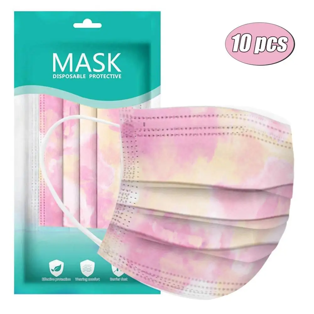 10 шт. Одноразовые Дышащие маски для лица |