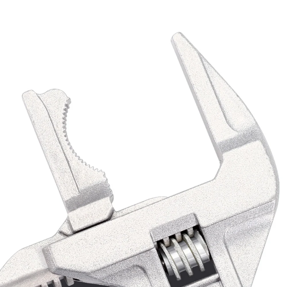 Регулируемый гаечный ключ из алюминиевого сплава большой открывающийся для