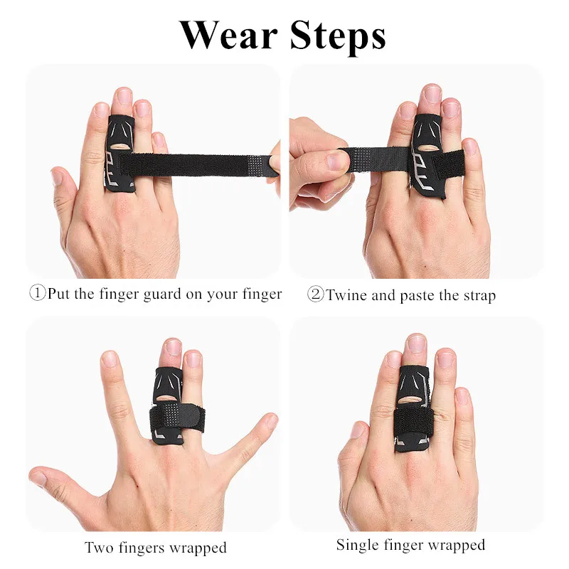 Finger Splint Guard Bands Compression Breathable Finger Sleeves for Basketball Stretchy Sports Aid Support Wrap Caps Protector