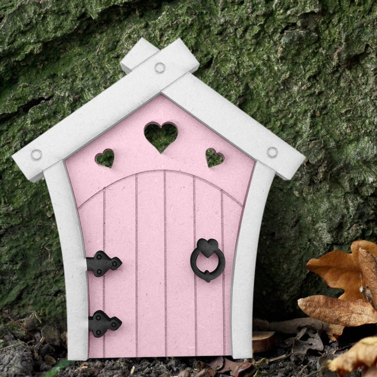 

2022 DIY Miniature Gnome Home Window And Door For Trees Yard Garden Sculpture Decor Garden Courtyard Landscape Decoration