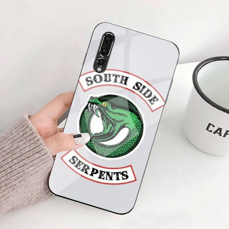 

Riverdale Southside Serpents Phone Case Tempered Glass For Huawei P9 10 Plus 20 Pro Mate9 10 20 20pro Honor7A 8X 9 10 Nova3i 5