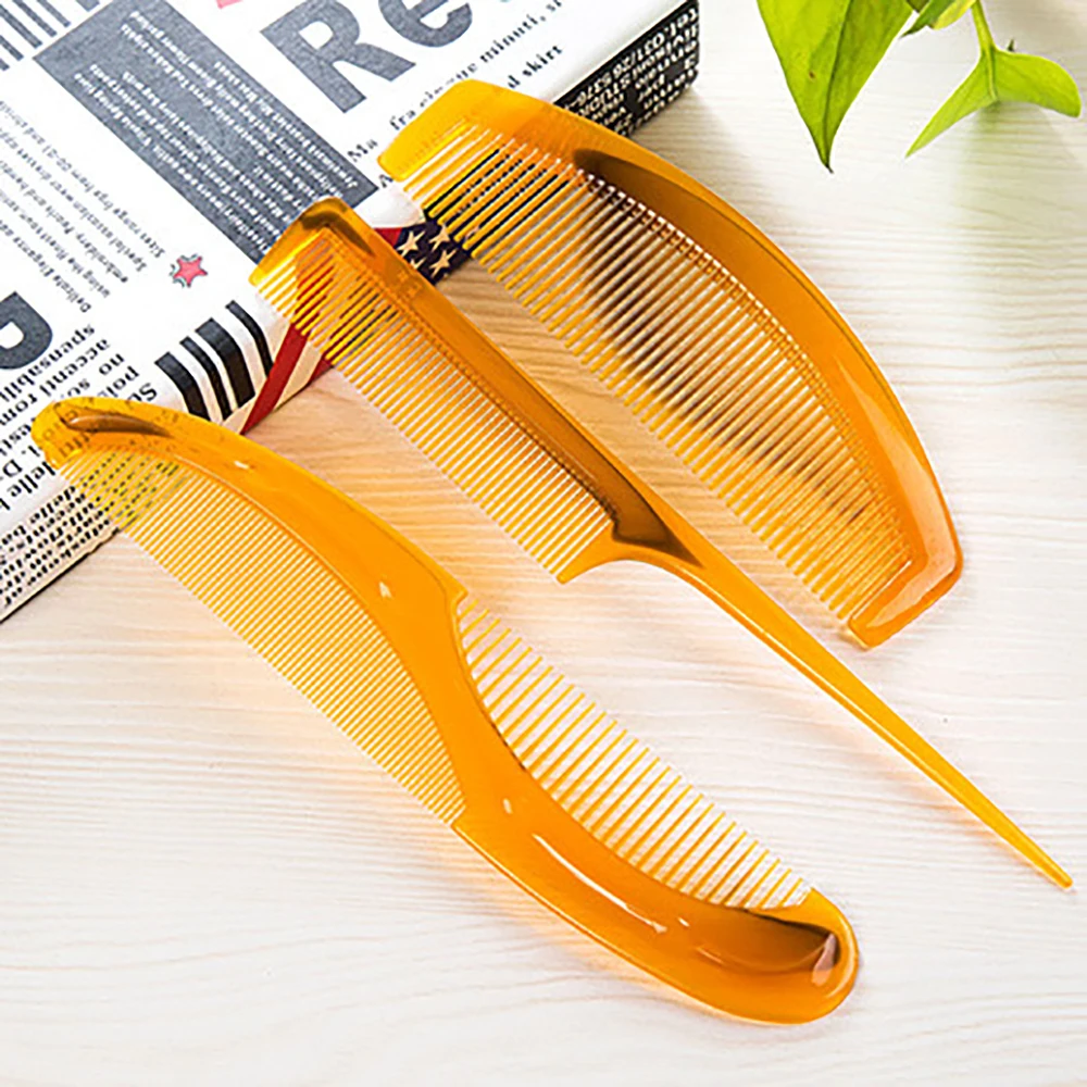 1 шт. Антистатическая широкая зубчатая расческа для волос с пластиковой ручкой
