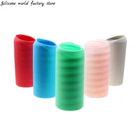 silicone world soda can beer can silicone cover bottle sleeve cola cup cover bottle cover keep cold thermal for outdoor events