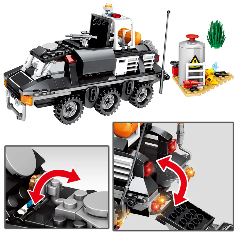 City Swat Armored Vehicle Model Building Blocks Police Truck Car Figures Bricks Education Toys For Children | Игрушки и хобби