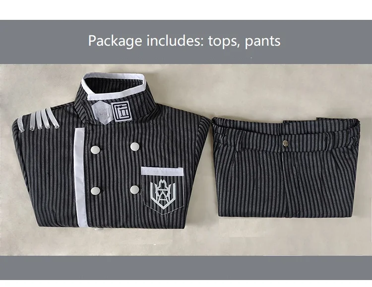 Косплей шуичи саихара из аниме данганронпа костюмы детективов Мужская школьная