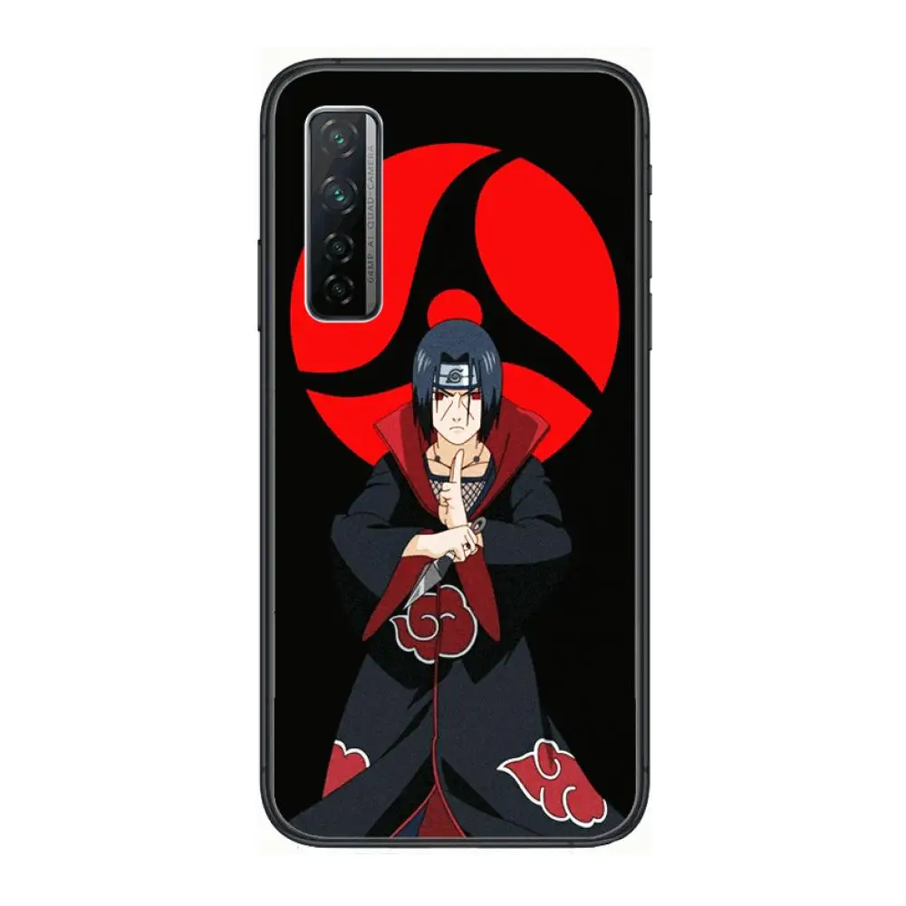 

Itachi Phone Case For Huawei mate 40 30 10 20 40 8 9 Lite Z Pro Black Etui 3D Coque Painting Hoesjes 5g black