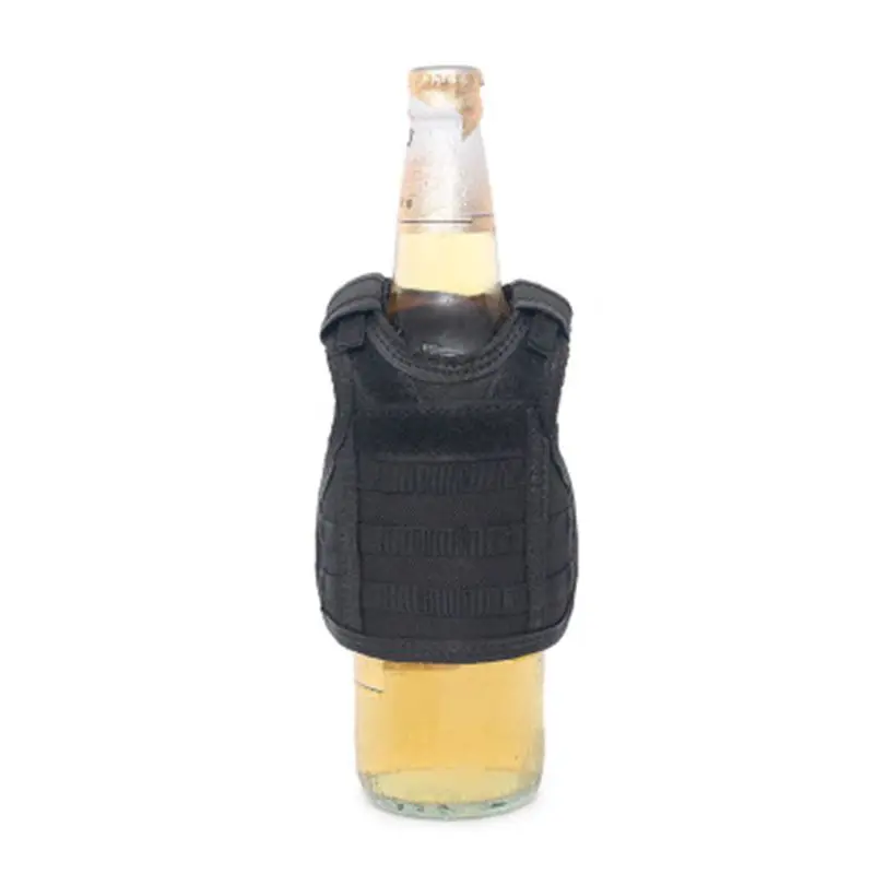 

Nylon Mini Molle Vest Beer Bottle Can Cover Beverage Cooler Holder Decor A0KA