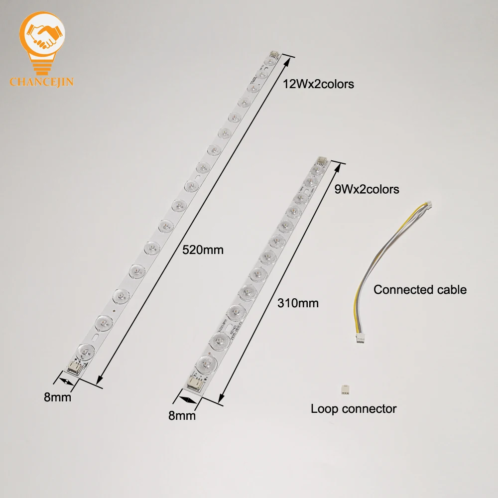 (6 шт./упак.) двойной цвета светодиодный свет бар огни жесткая пропилен каучука