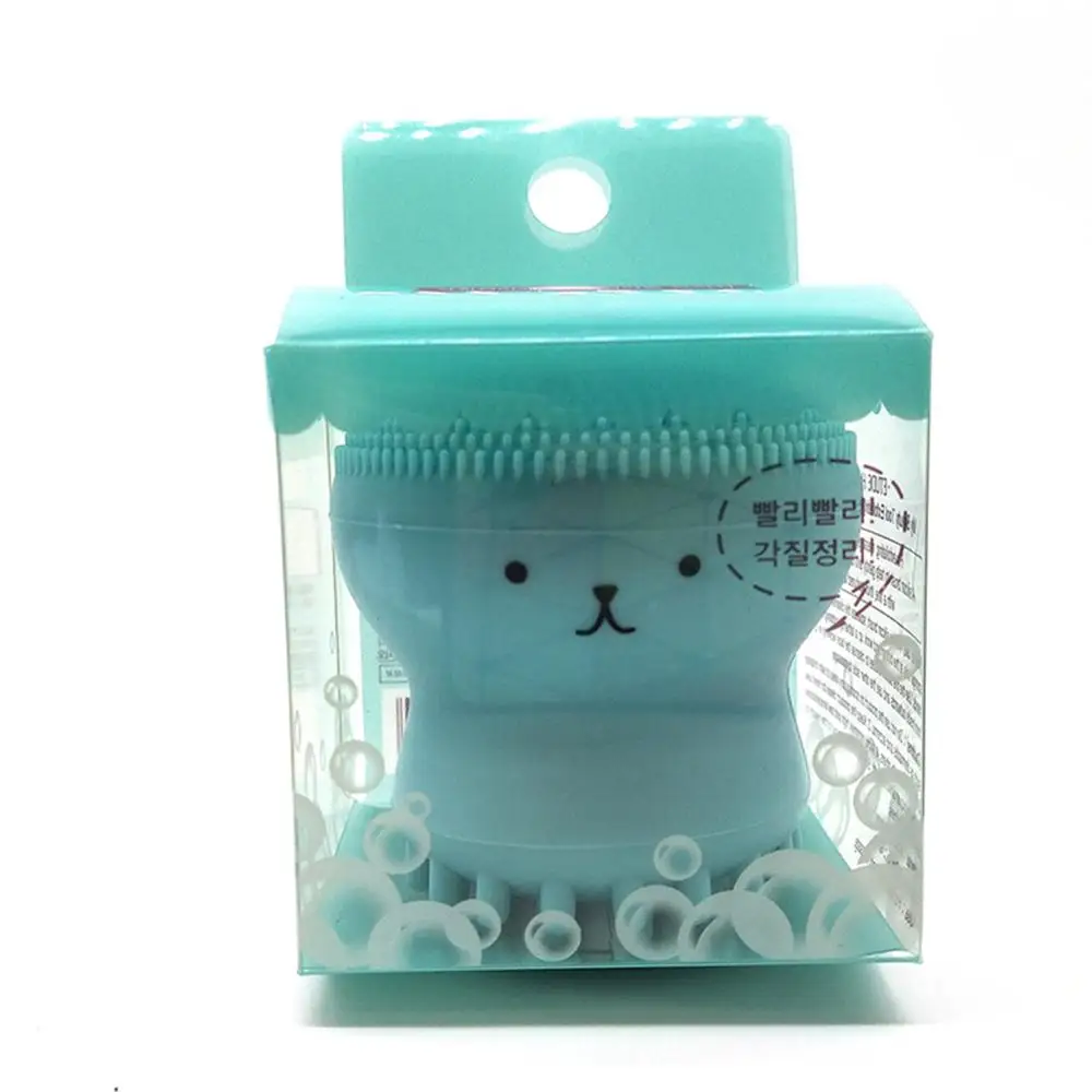 

1PC Facial Cleansing Brush Small Octopus Wash Brush Deep Cleaning Instrument Facial Exfoliator Skin Care Cleaner Beauty Brushes