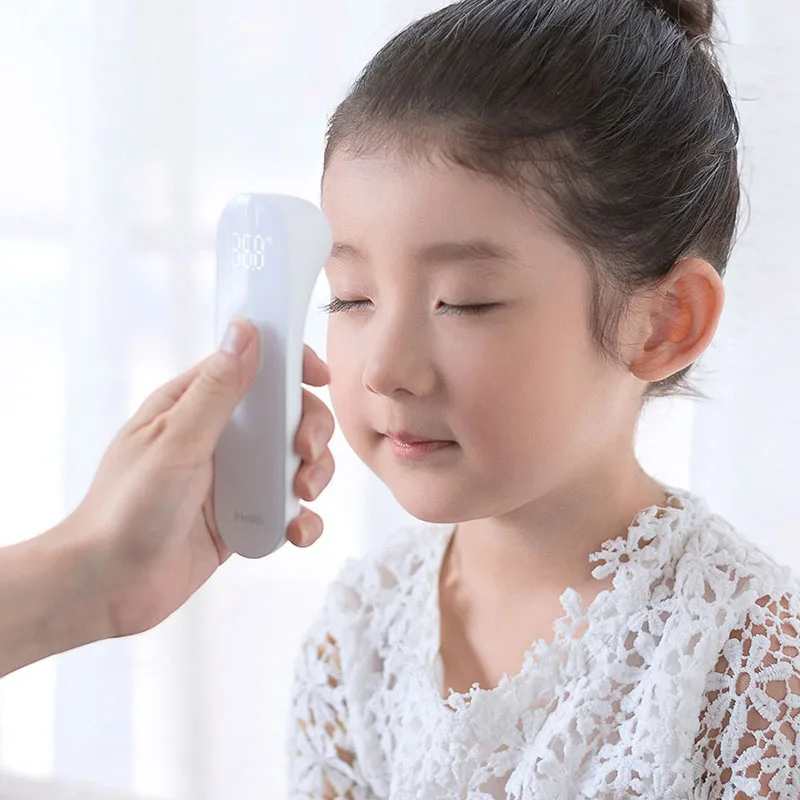 Xiaomi Mijia iHealth термометр светодиодный Бесконтактный цифровой инфракрасный Лоб термометр для тела для детей и взрослых - Цвет: Thermometer