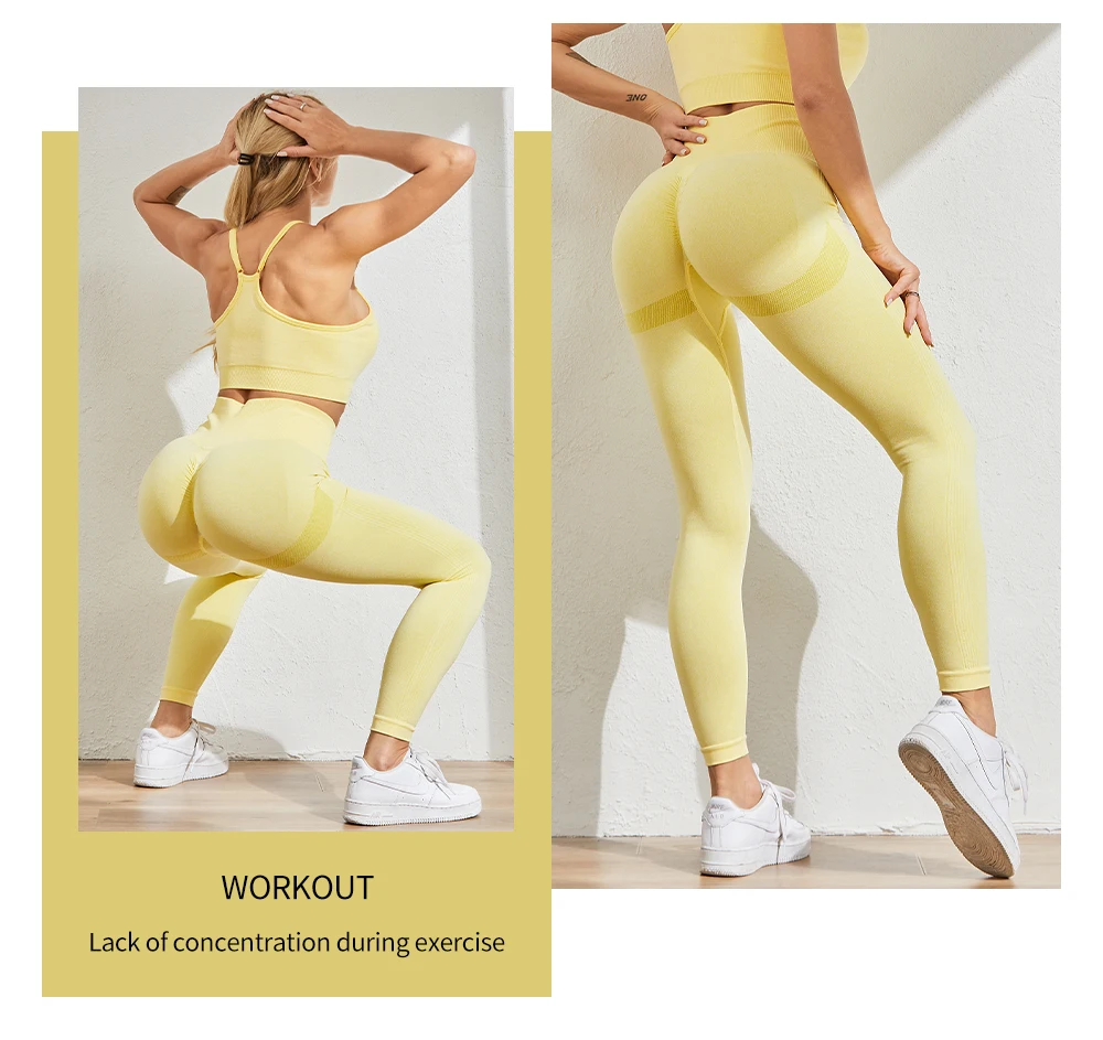 grey leggings SALSPOR Women Seamless Gym Leggings Push Up High Waist Sports Women Fitness Stretch Running Quick-drying Leggins Femme Trousers ribbed leggings