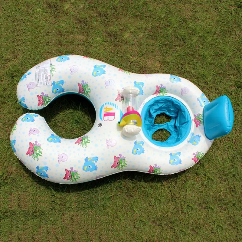 

New Arrival Baby Swimming Ring Baby Seat Rings Raft Mother And Child Swimming Circle Aid Trainer Rings Double Swimming Rings